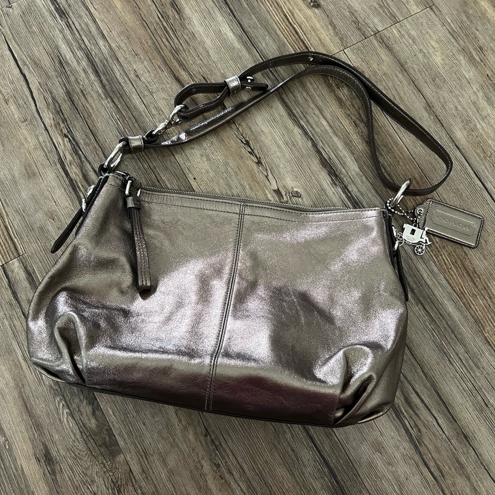 Authentic COACH purse/bag. Bronze color! EUC!
